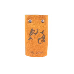 Port Chei din Piele Naturala Zodia Pesti11 x 6, 5 x 3cm Port Chei din Piele Naturala Zodia Pesti11 x 6, 5 x 3cm