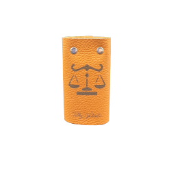 Port Chei din Piele Naturala Zodia Balanta11 x 6, 5 x 3cm Port Chei din Piele Naturala Zodia Balanta11 x 6, 5 x 3cm