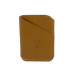 Port Card Minimalist din Piele Naturala, Maro Cognac, Tolby Valenti 9,5 x 6,5 x 0,5 cm