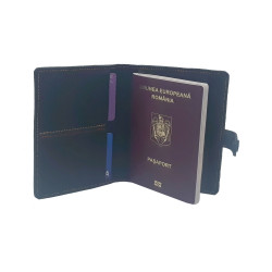 Port Pasaport Tolby Valenti, Negru din piele naturala 14 x 11 x 0,8 cm Port Pasaport Tolby Valenti, Negru din piele naturala 14 x 11 x 0,8 cm